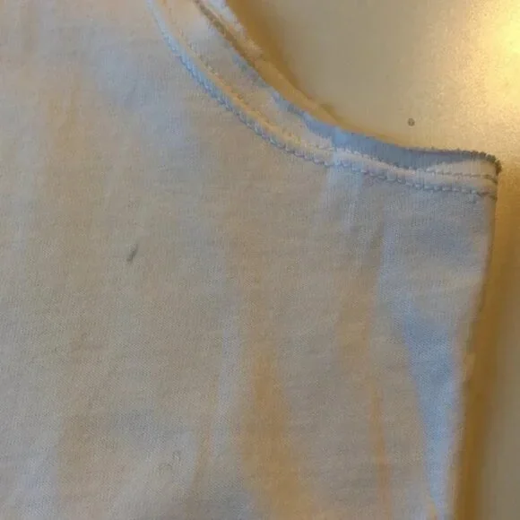 Red Valentino White Daisy Embellished Cotton Jersey Top